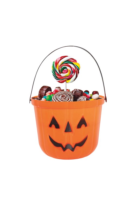 PUMPKIN ORANGE BUCKET 20 CM