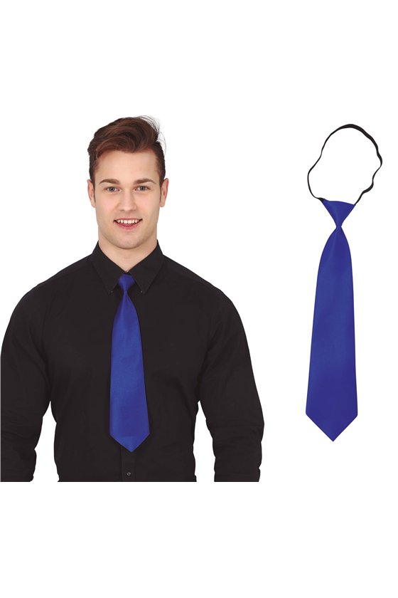 BLUE TIE 45 CMS.
