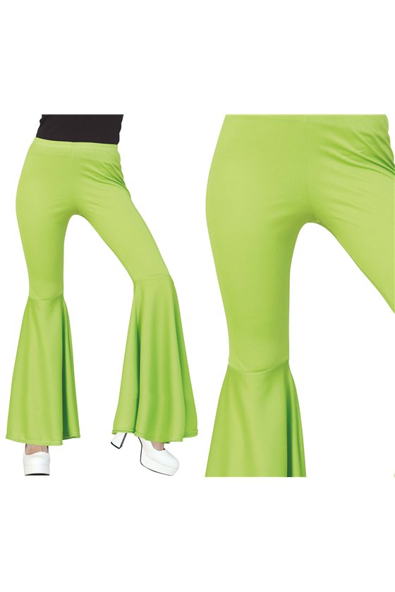 GREEN ELASTIC BELL PANTS, ADULT, 42 - 44 (L)