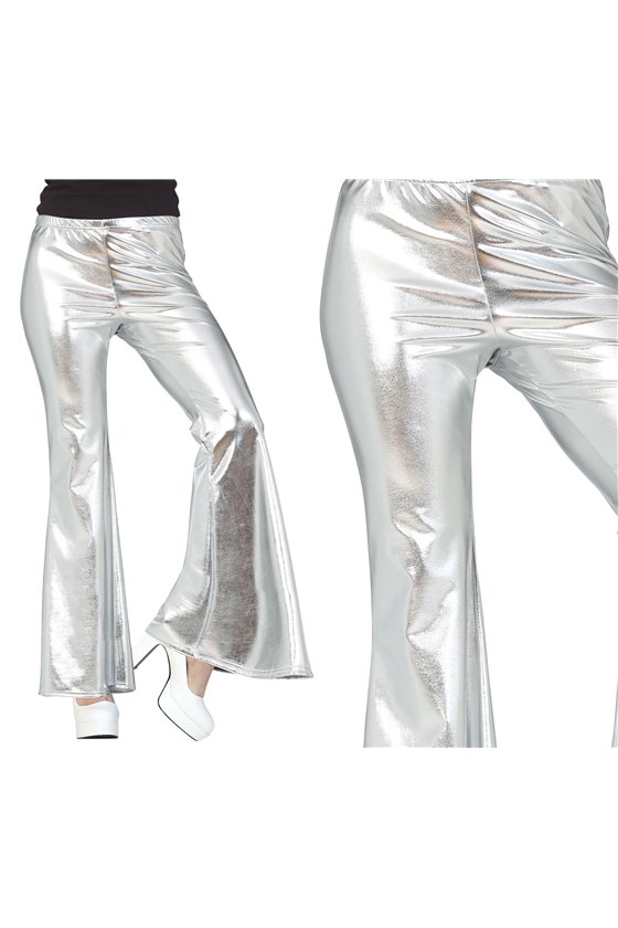 SILVER BELL BOTTOM PANTS, ADULT, 38 - 40 (M)