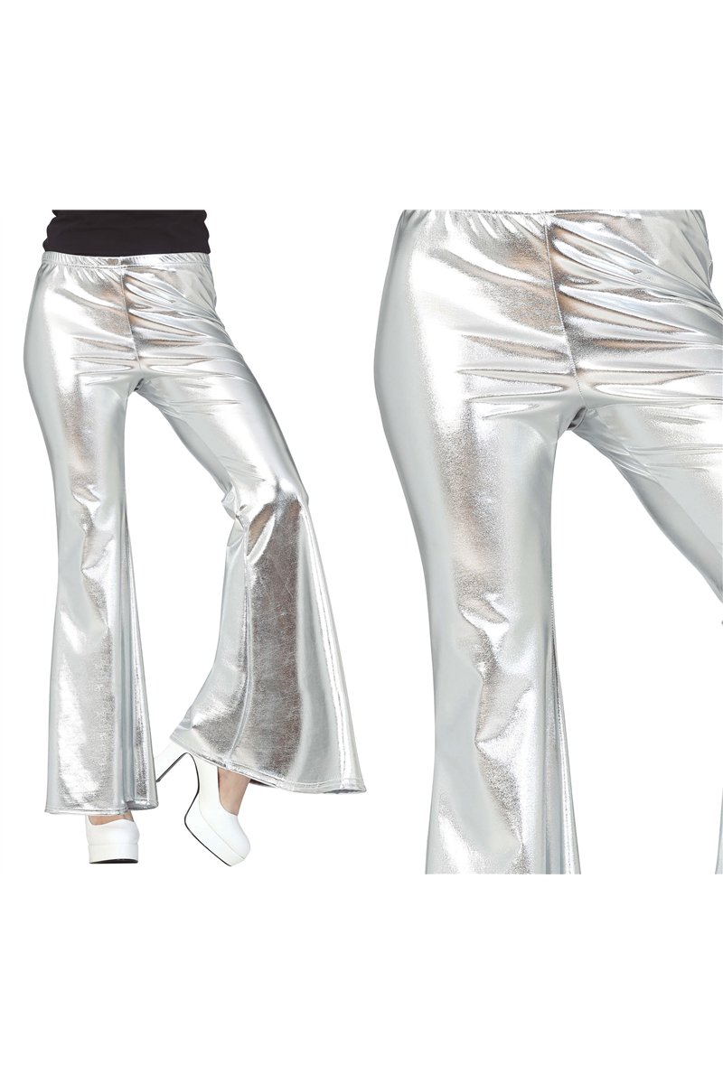 SILVER BELL BOTTOM PANTS, ADULT, 38 - 40 (M)