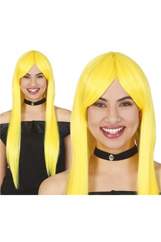 LONG YELLOW WIG