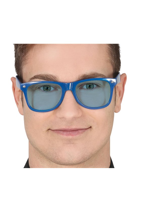 BLUE GLASSES WITH BLUE LENSES