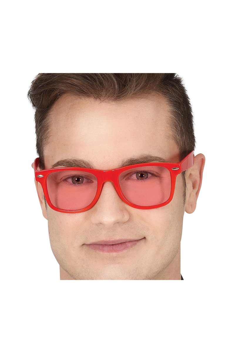 RED GLASSES WITH RED LENSES