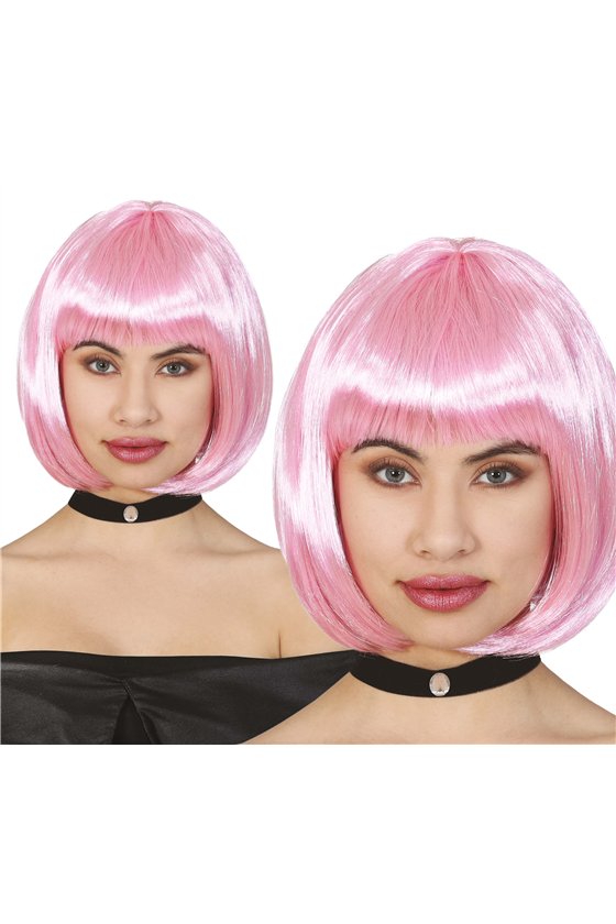 SHORT PINK WIG
