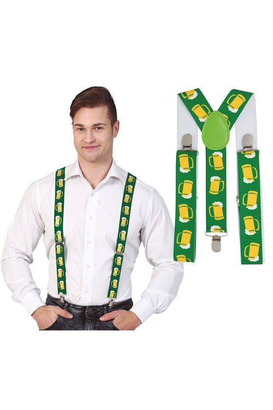 SUSPENDERS BEER MUGS