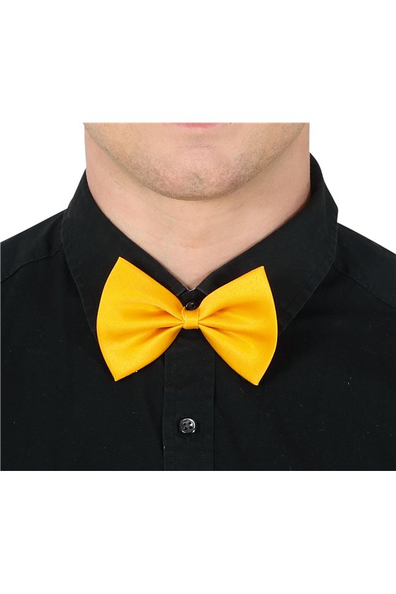 YELLOW BOW TIE 11 CMS.