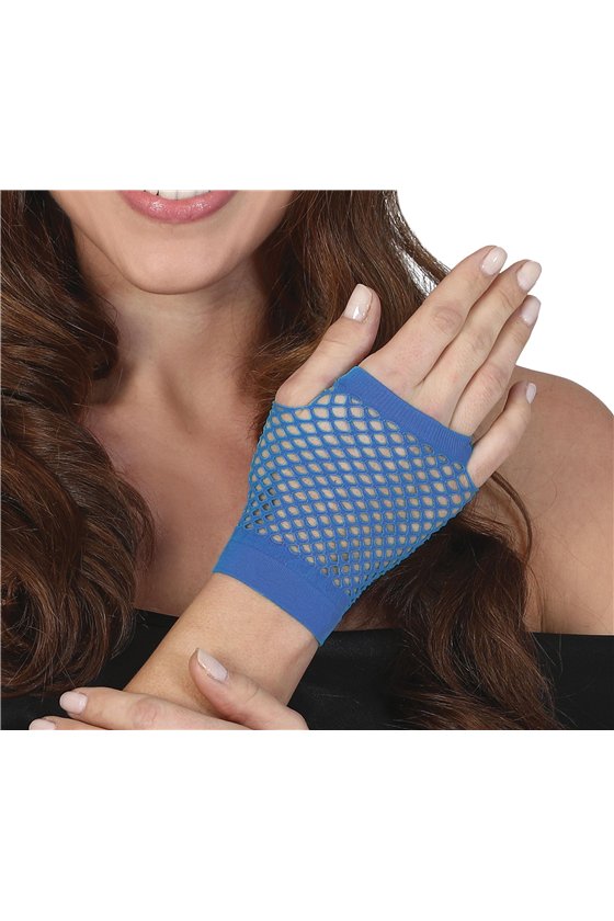 MESH GLOVES, 11 CMS., BLUE