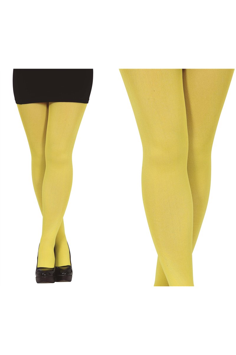 ADULT TIGHTS YELLOW