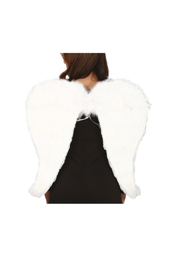 WHITE WINGS FEATHERS 80X60 CMS