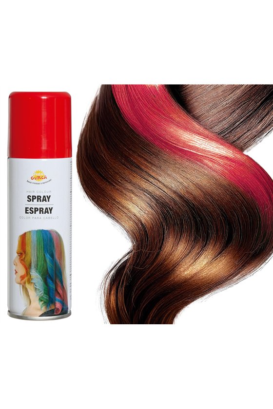 RED HAIR SPRAY BOTTLE 125 ML
