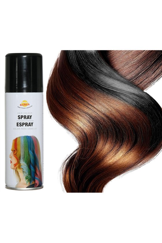 BLACK HAIR SPRAY BOTTLE 125 ML