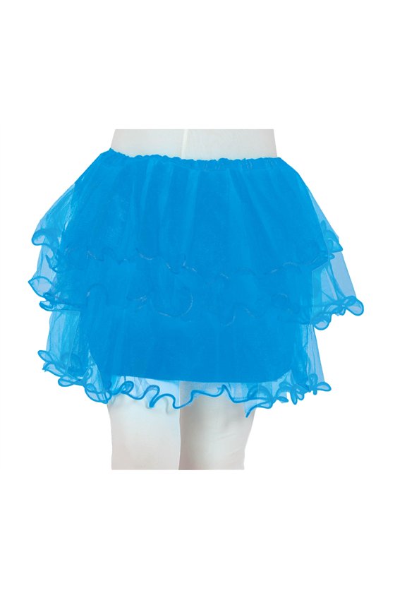 TUTU WITH RUFFLES, BLUE, 30 CMS, CHILD