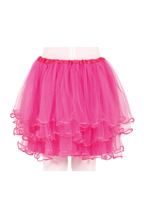 TUTU WITH RUFFLES, FUCSIA, 30 CMS, CHILD