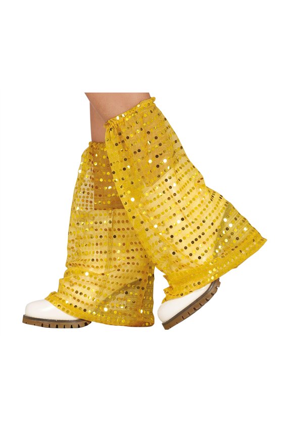 GOLD SEQUIN WARMERS