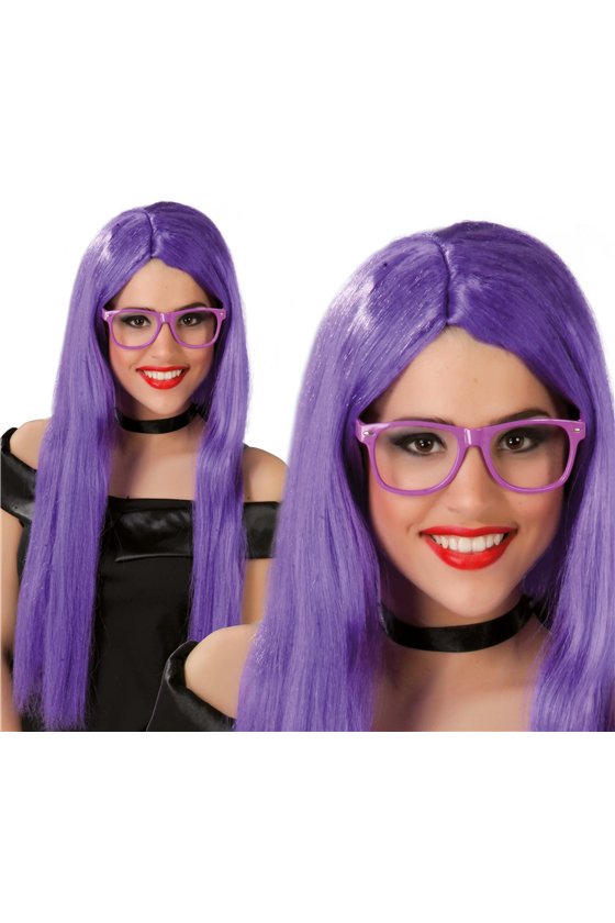 LONG PURPLE WIG