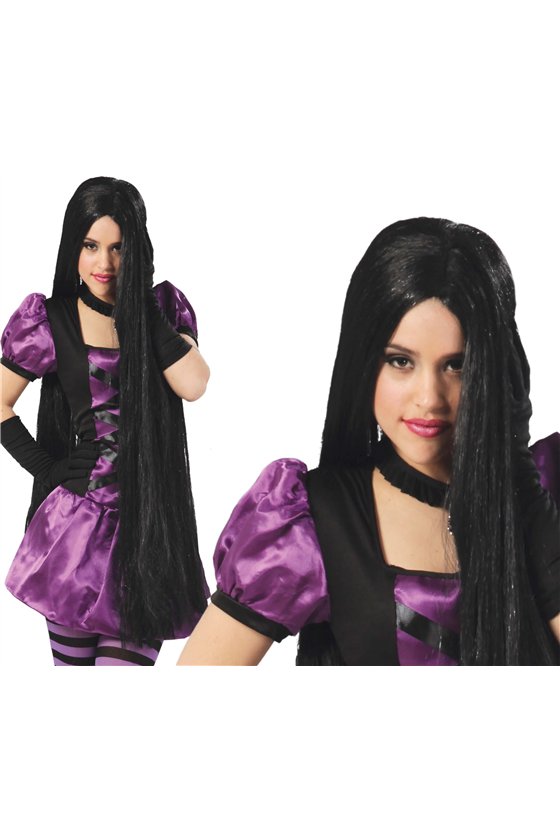 EXTRA LONG BLACK WIG