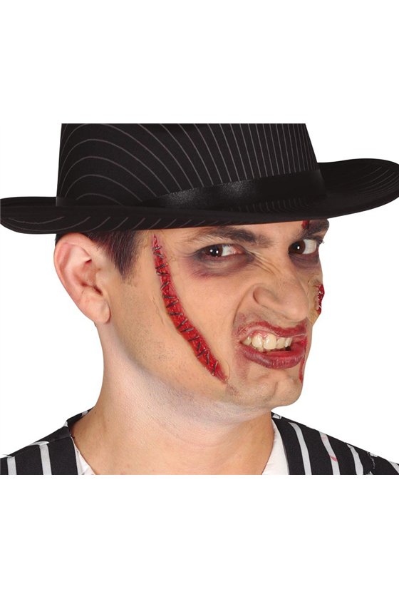 SEAMED SCAR LATEX WITH LIQUID GLUE