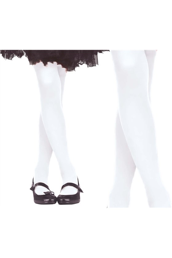 WHITE TIGHTS 7-12 YEARS
