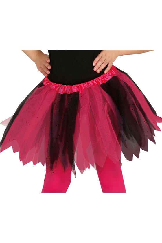 CHILD BLACK/PINK TUTU 30 CM