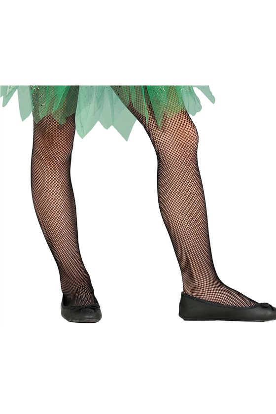 BLACK NET TIGHTS 3-6 YEARS