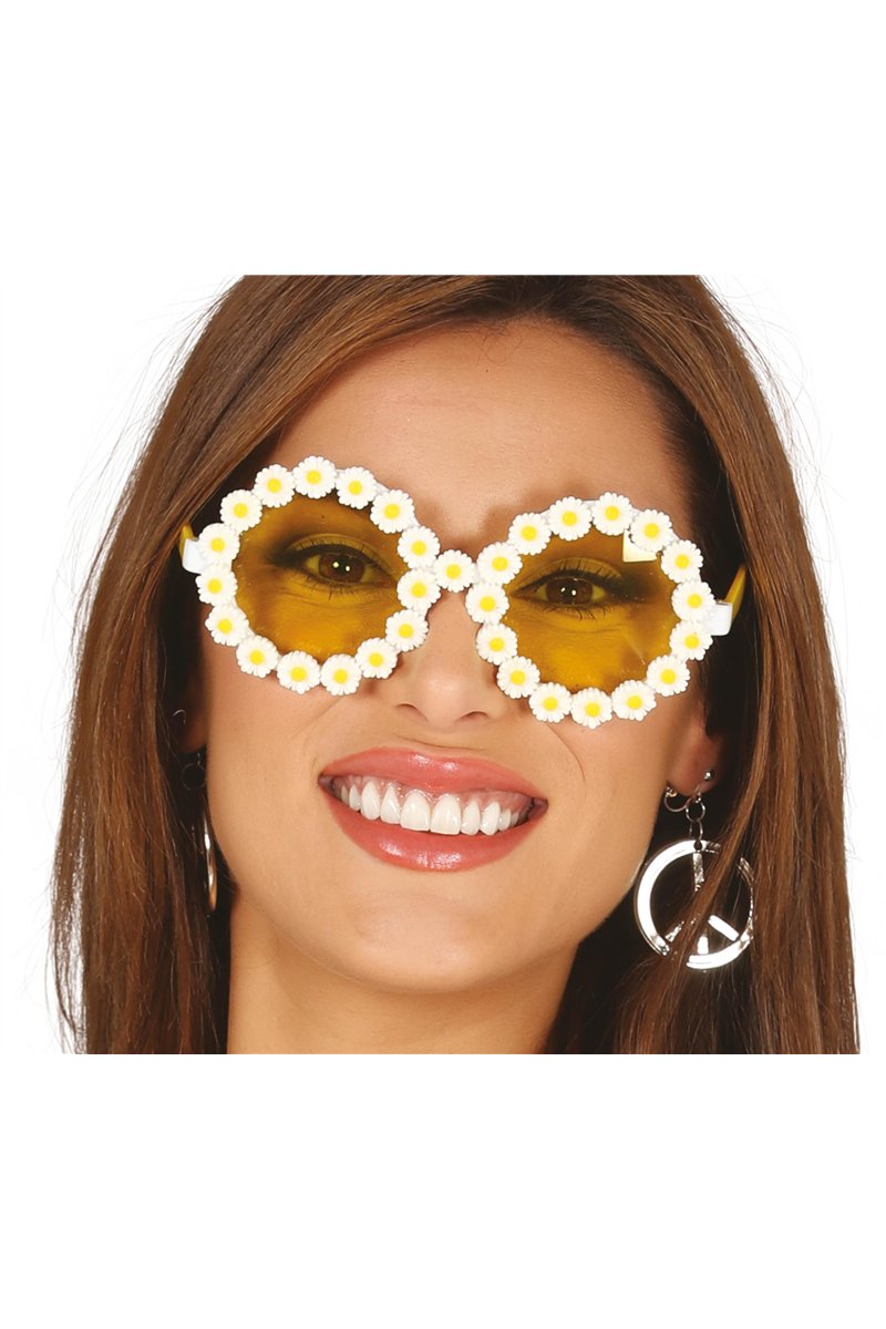 HIPPIE GLASSES WITH DAISIES