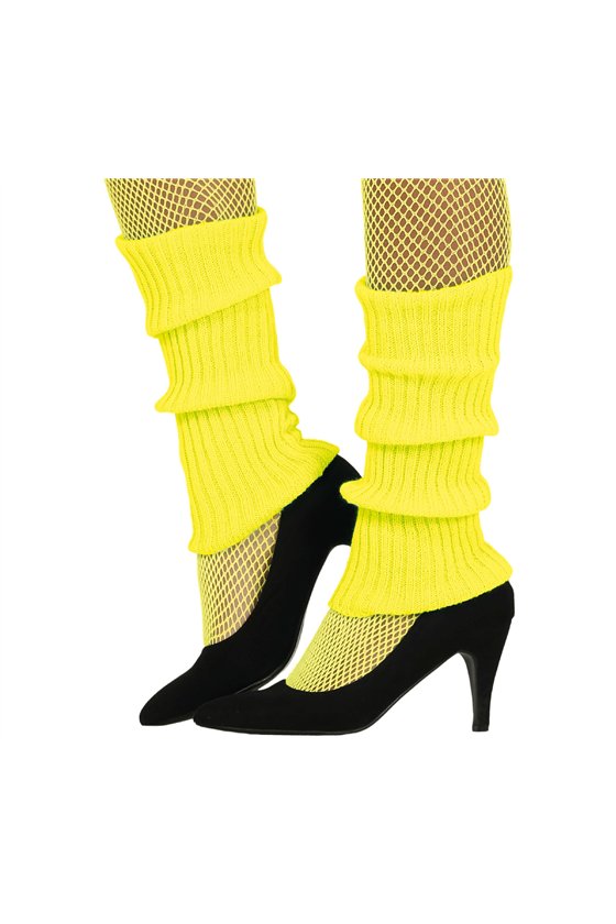 YELLOW LEG-WARMERS