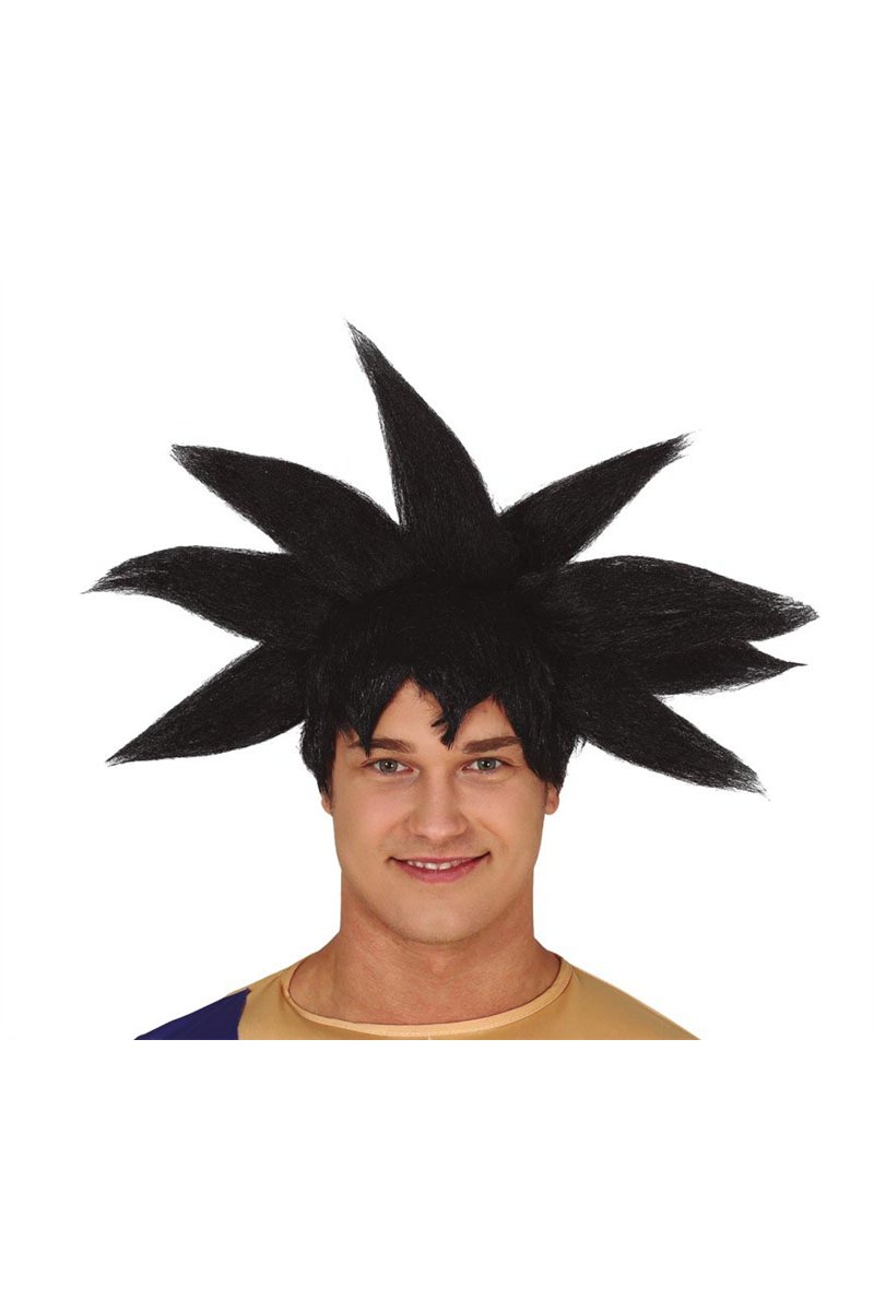 BLACK SPACE WARRIOR WIG IN BOX