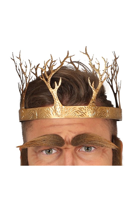 MEDIEVAL METAL KING CROWN GOLDEN