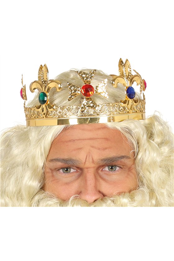 GOLDEN METAL KING CROWN