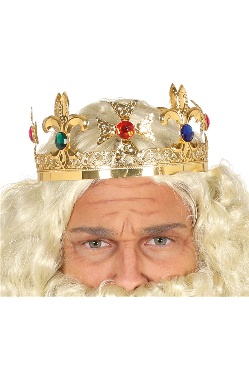 GOLDEN METAL KING CROWN