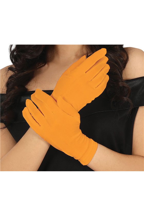 GLOVES, 20 CM, ORANGE 