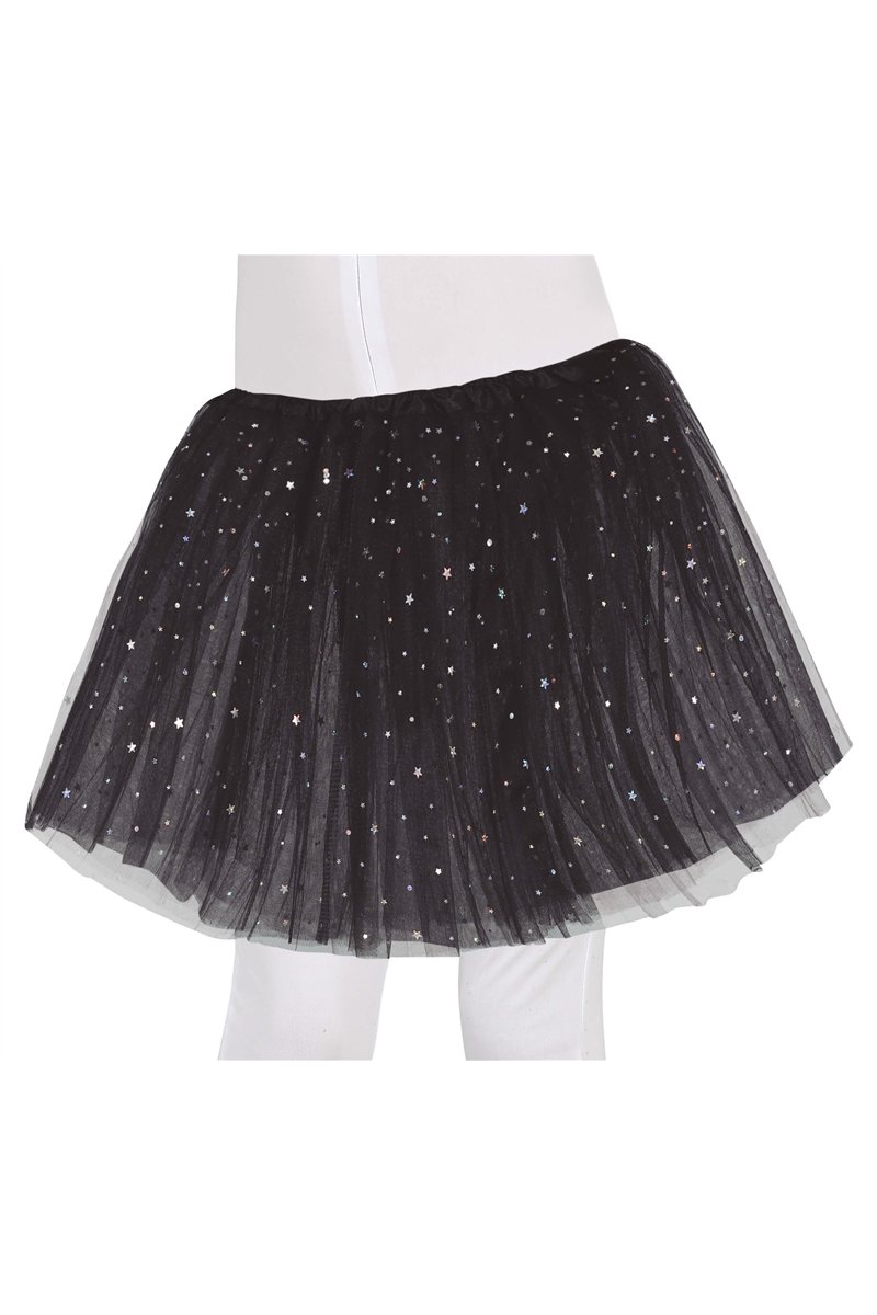 TUTU STARS BLACK 30 CMS