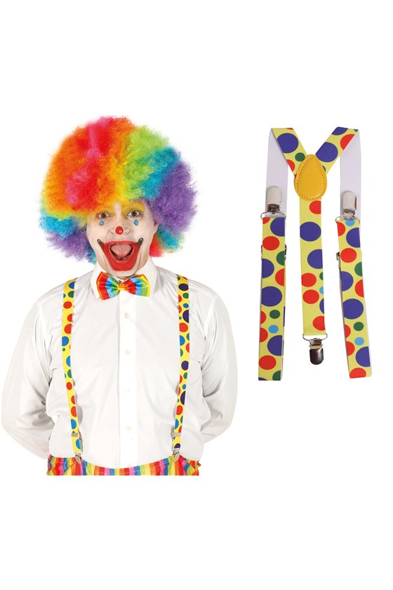 CLOWN BRACES WITH SPOTS