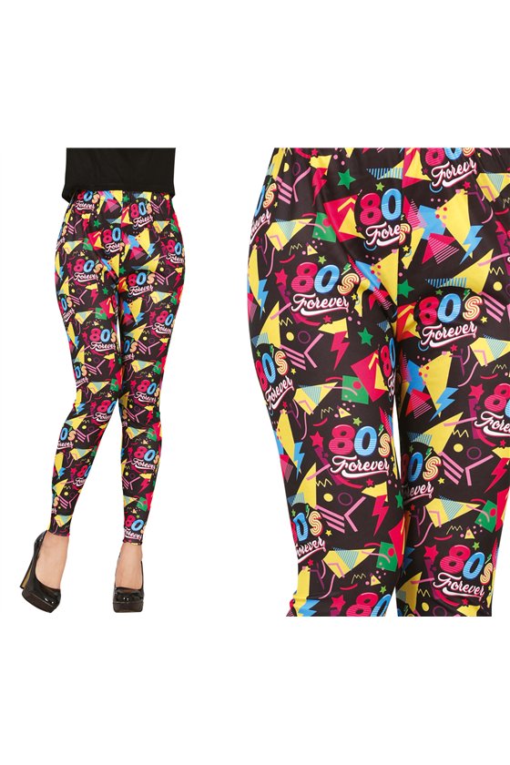 LEGGINGS 80'S, ADULT 38 - 40 (M)
