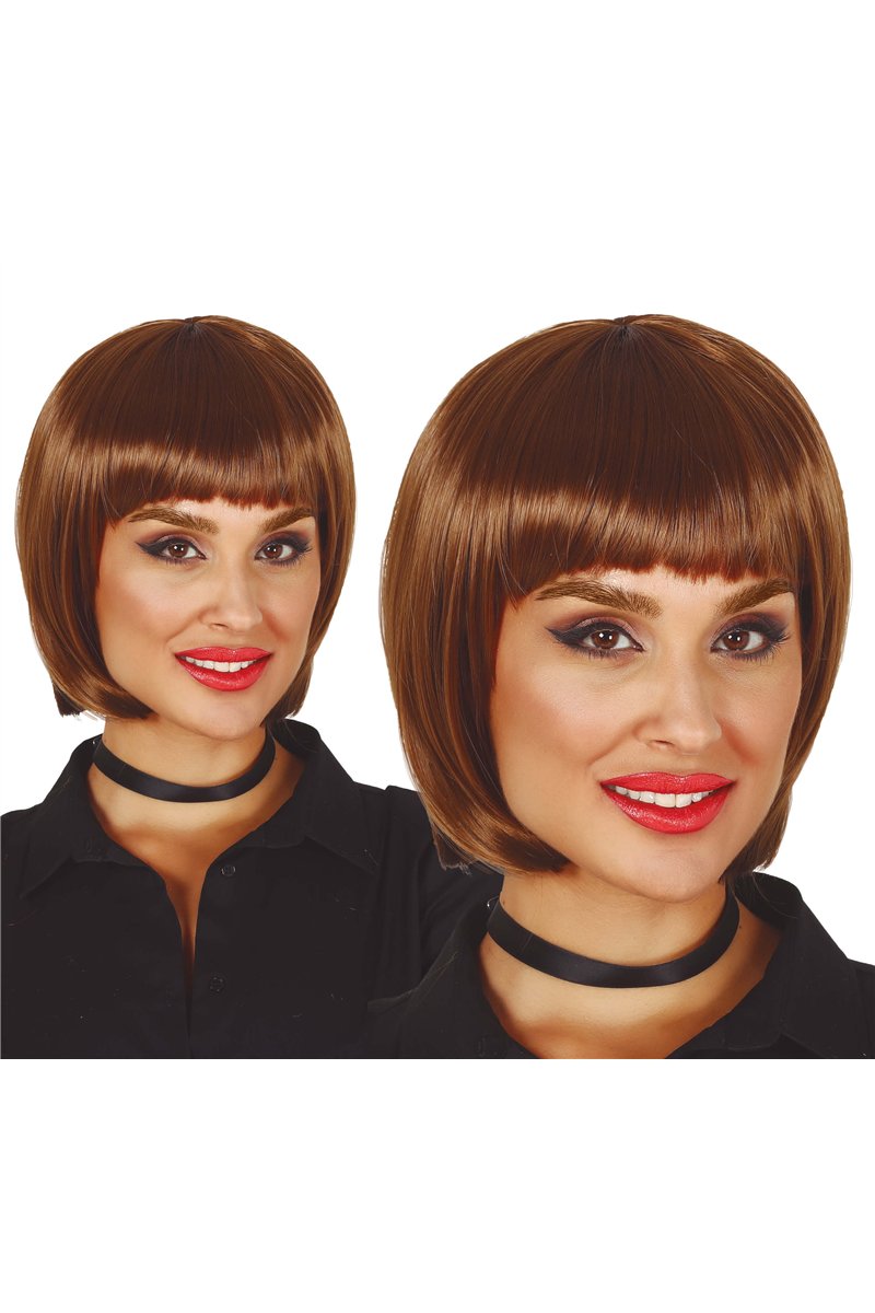 HALF BROWN MANE WIG IN BOX