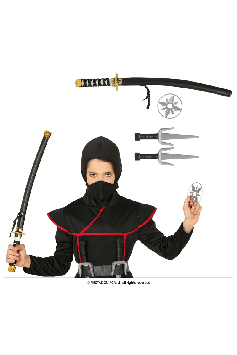 SET NINJA WITH JAPANESE SABRE