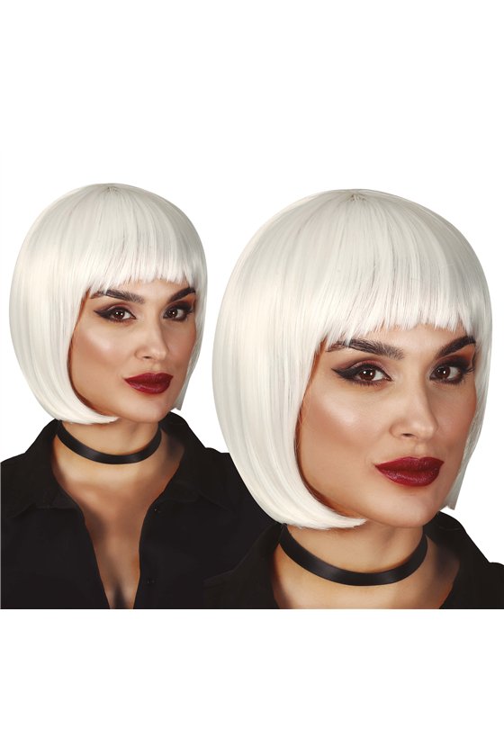 HALF WHITE MANE WIG IN BOX
