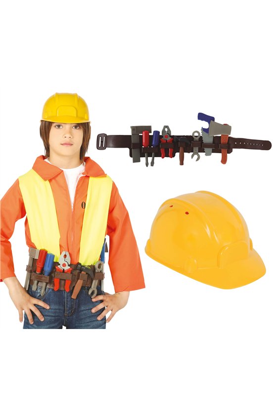 TOOL BELT WITH HELMET