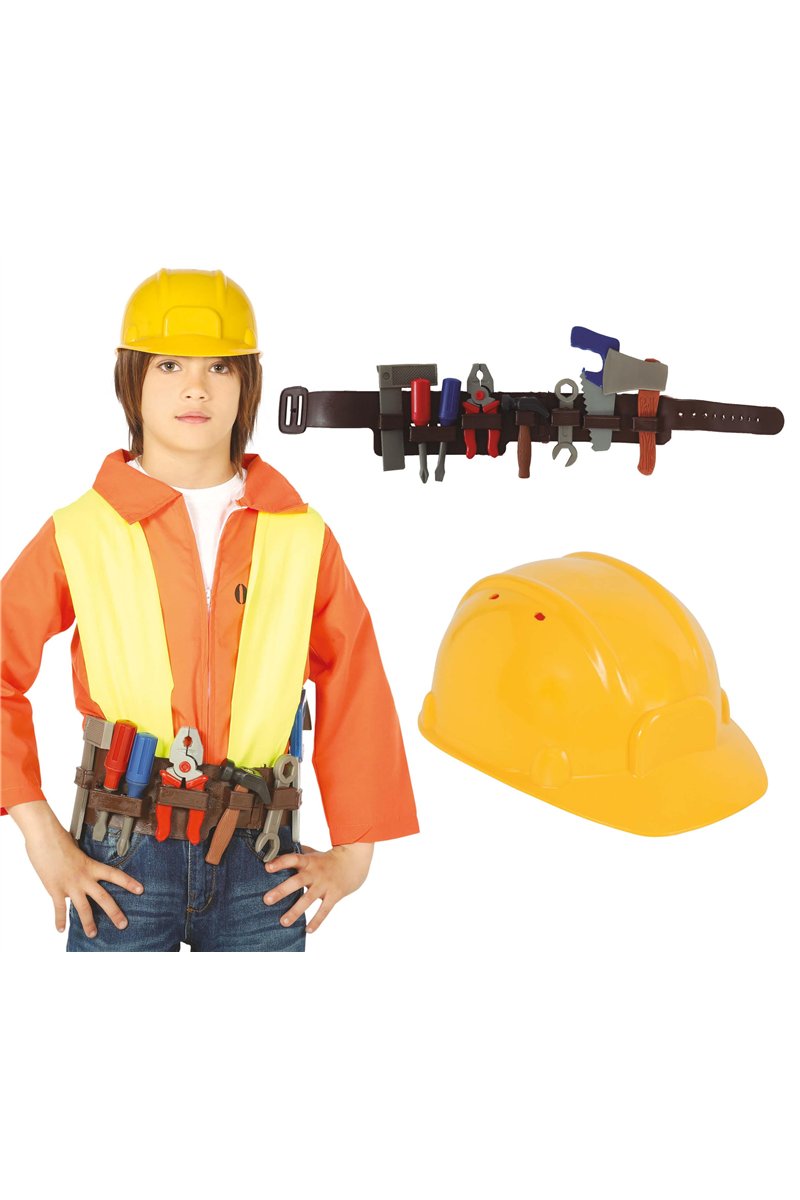 TOOL BELT WITH HELMET