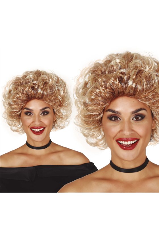 50'S ROCK BLONDE MANE WIG IN BOX