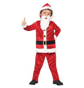 Jolly Santa Costume, Red & White