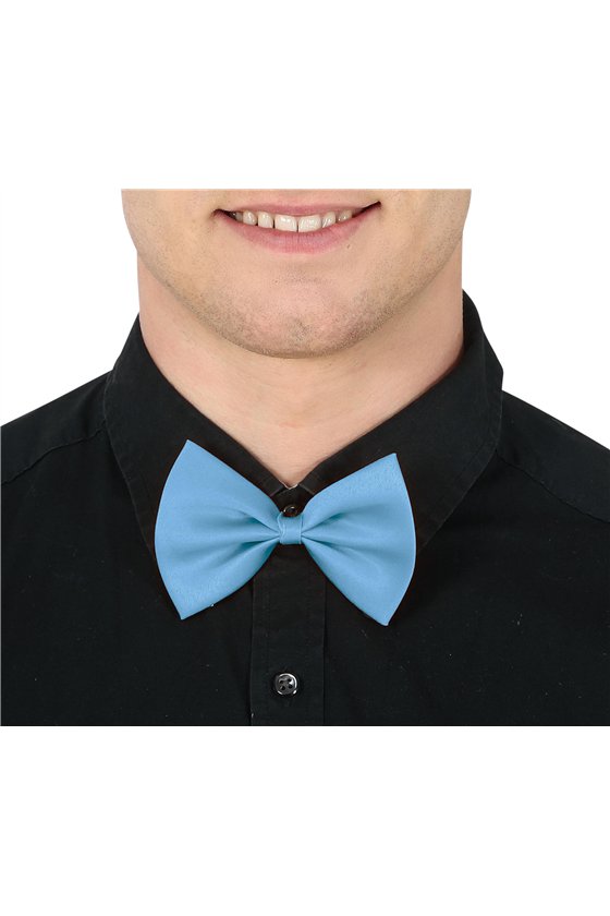BOW TIE SKY BLUE 11 CMS.