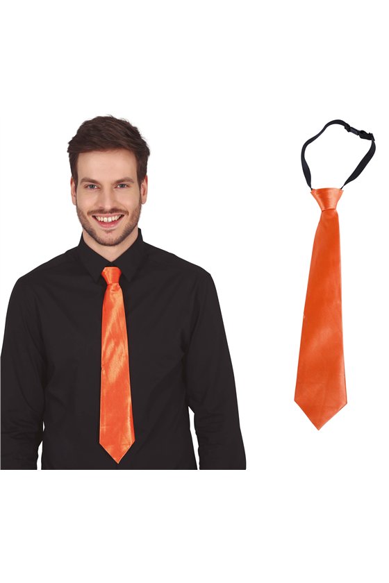 ORANGE NECKTIE 45 CMS.