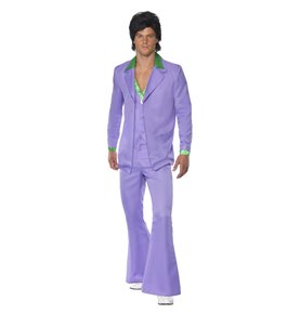 Lavender 70s Suit Costume, Purple
