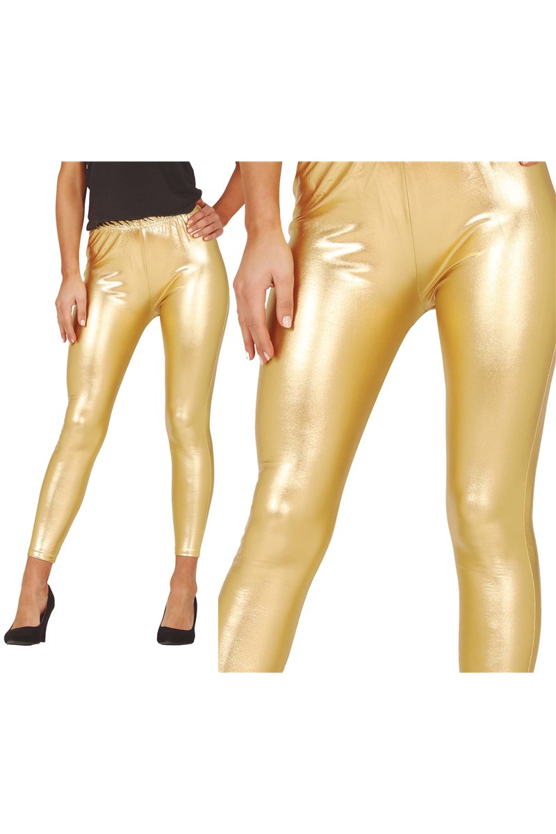 GOLD METALLIC LEGGINS