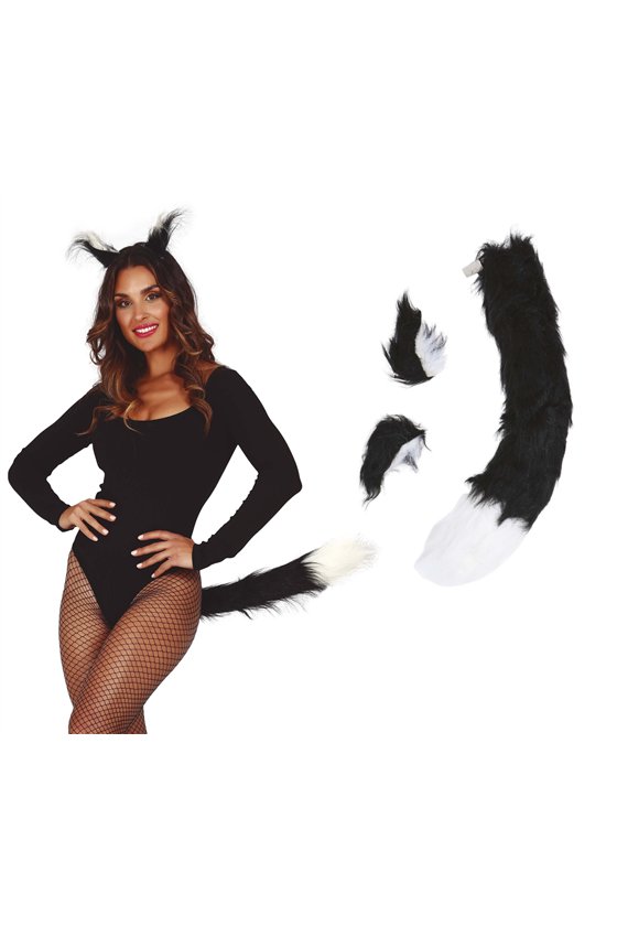 BLACK & WHITE CAT SET