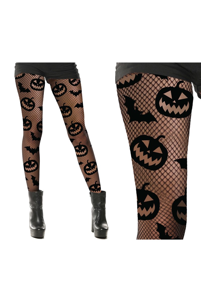FISHNET TIGHTS PUMPKINS