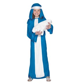 Mary Child Costume, Blue