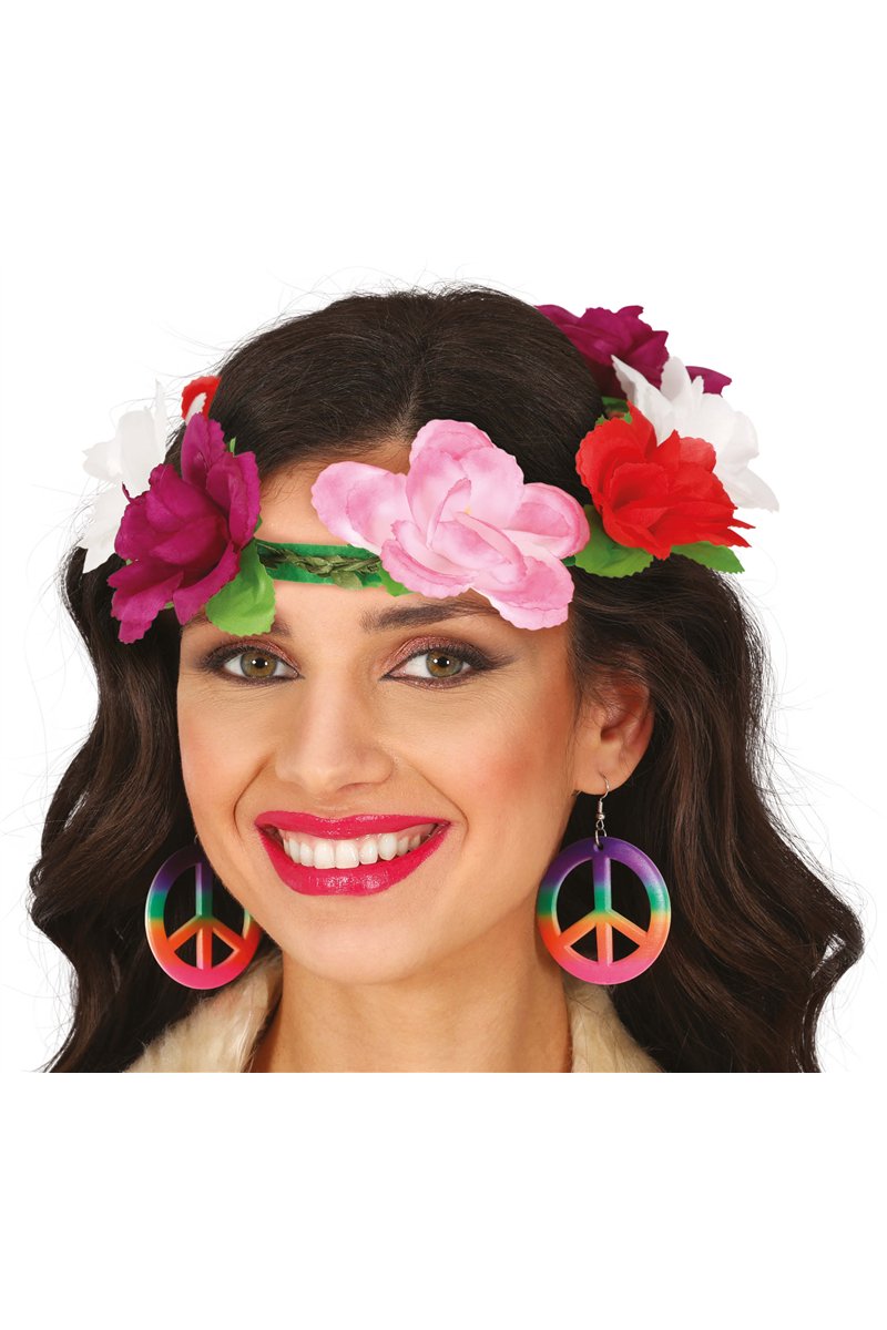 ROSES FLOWER WREATH, 20CM